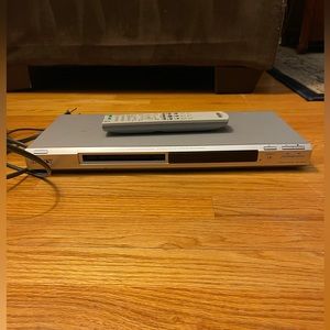Sony DVD player with remote. Not blue-ray.  Works.